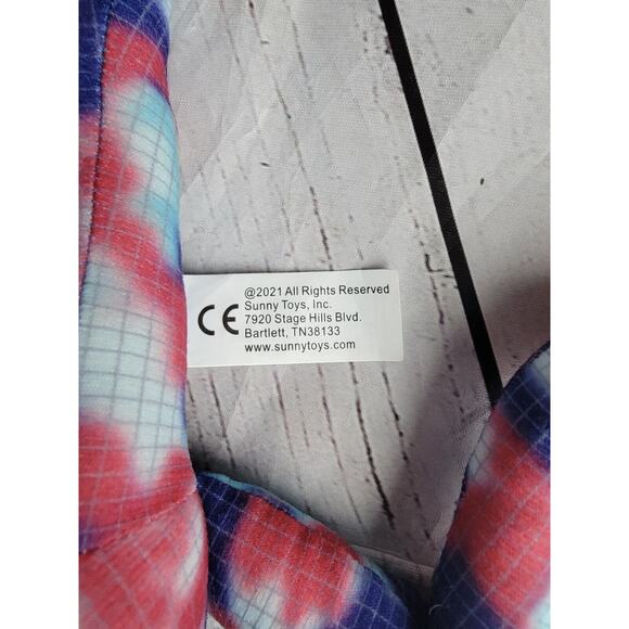 Dinosaur Marionette Puppet Sunny Toys Pink Purple Blue Plush Puppet - Picture 6 of 9